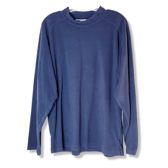 Columbia Men's Blue Long Sleeve Lightweight Fleece Large - Picture 6 of 6